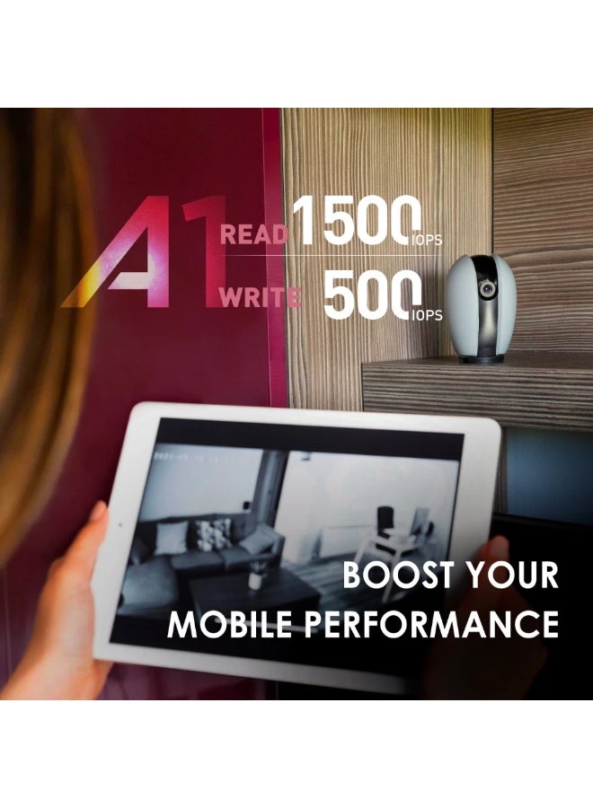 سيليكون باور بطاقة ذاكرة Silicon Power عالية التحمل microSDXC UHS-I U3 A1 V30 بسرعة 100/80 ميجابايت/ثانية لكاميرا السيارة، سعة 128 جيجابايت - Image 3